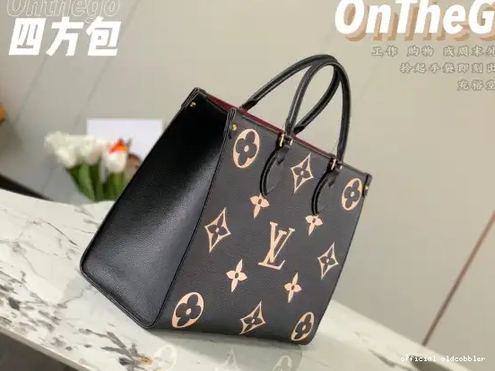 Official oldcobbler VUITTON MM LOUIS ONTHEGO 0623